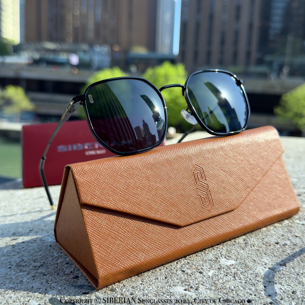 🇺🇸Black Hexagonal Sunglasses